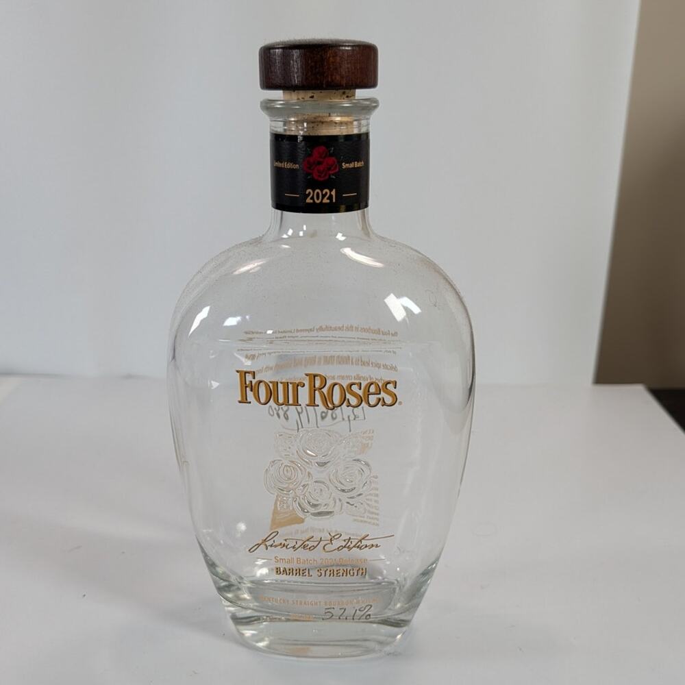 Four Roses 2021 Limited Edition Barrel Strength Bourbon Empty 750ml Bottle